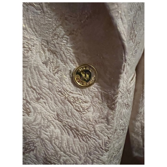 Designer Metallic Blazer Dana Buchman - Picture 4 of 10